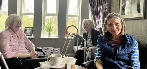 Having a natter!