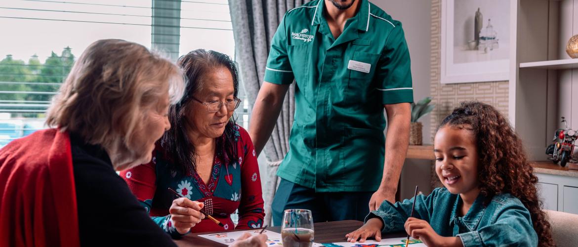 Intergenerational activities with a carer