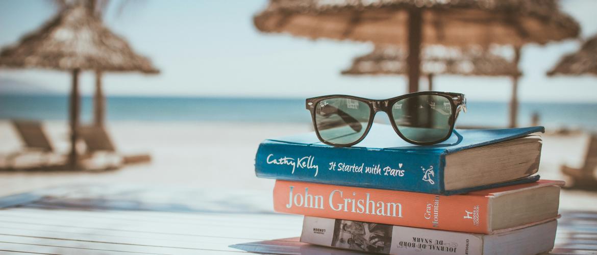 Holiday, Books and Sunglasses