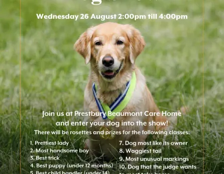 🐾 Calling all dog lovers! Prestbury Beaumont’s Dog Show is coming soon! 🐾