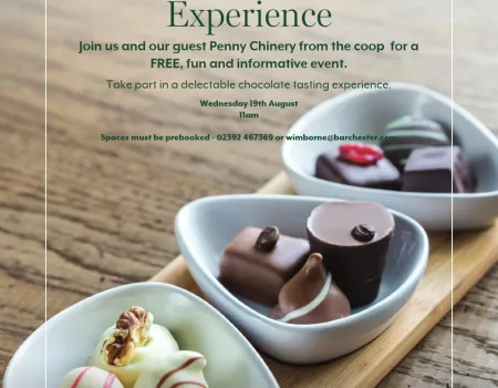 Chocolate tasting event