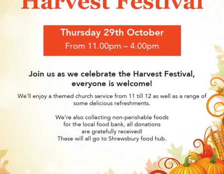 🍂🎃 Join us for our Harvest Festival! 🎃🍂