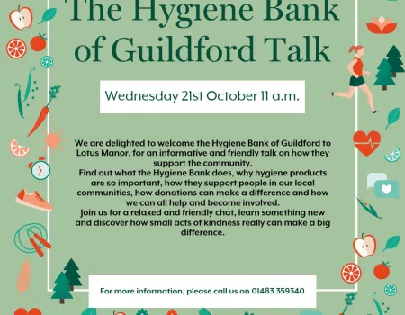 The Hygiene Bank Talk
