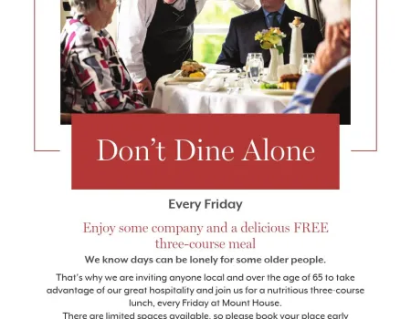 Don’t Dine Alone at Mount House
