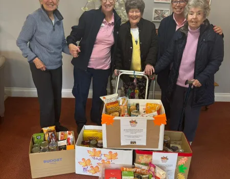 Harvest Festival Donations to St Helen's Church