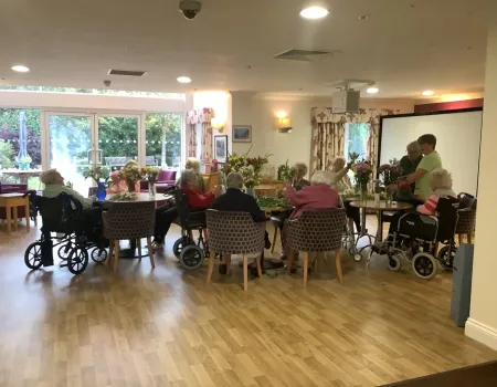 Local Co-op Donates Flowers