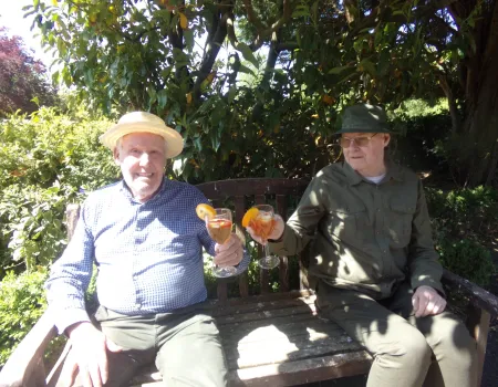 Cocktails in the Garden