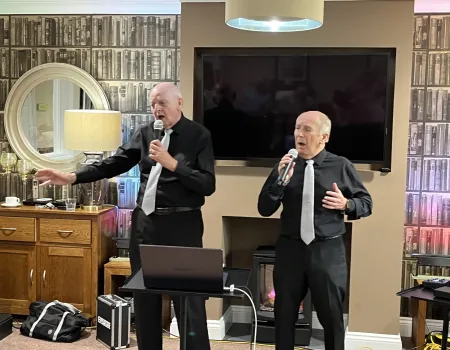 Boyband raise the roof at Cheshire Grange