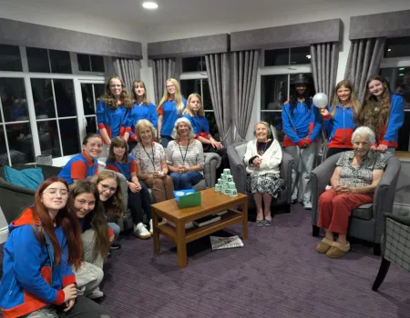 Girl Guides Evening Visit 