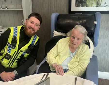 Police visit us!