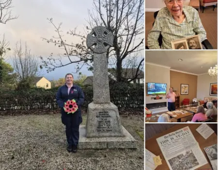 Marking Remembrance Sunday with Resident Tributes