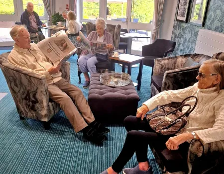 A cosy morning in the Marnel Lodge Cafe