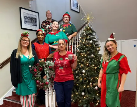 Elf Day Fun for Alzheimer's Society