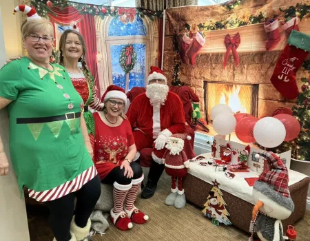 Visit from Santa Claus