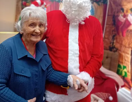 Visit from Santa Claus