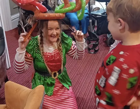 Visit from Santa Claus