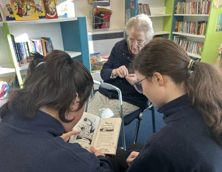 Sutton school reading club visit 