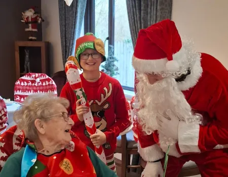 Visit from Santa Claus
