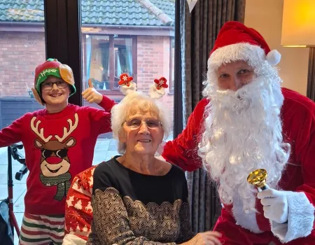 Visit from Santa Claus