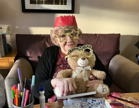 Residents enjoy New Years party