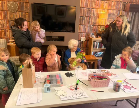Home celebrates Nancy's 101st birthday!