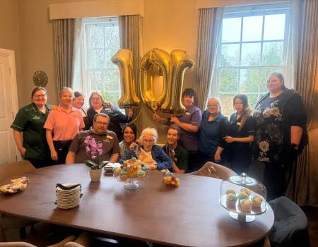 Home celebrates Nancy's 101st birthday!