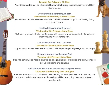 Monthly Activities Planner 