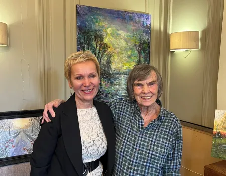  A beautiful Art Exhibition celebrating the work of carer, Regina