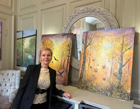  A beautiful Art Exhibition celebrating the work of carer, Regina