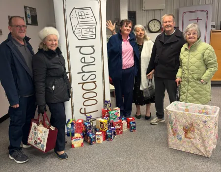Easter Joy With The Food Shed Donation