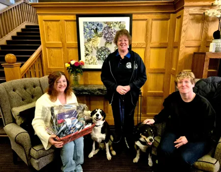Raffle Fundraiser Success for Jack and Pals Therapy Dogs