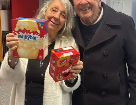 Easter Joy With The Food Shed Donation
