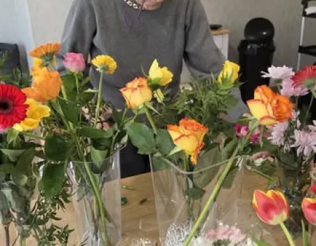 Flower arranging 