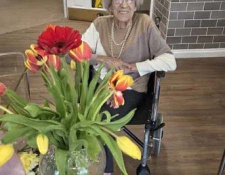 Flower arranging 