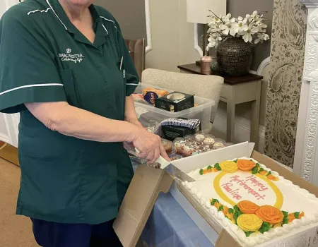 Happy Retirement to Pauline. 