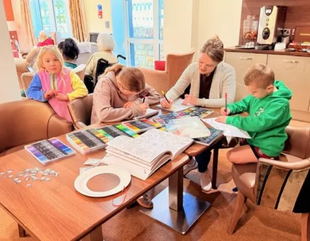 Arts and crafts with our local community 