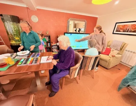 Arts and crafts with our local community 