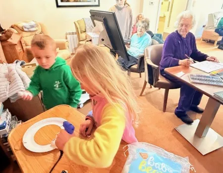 Arts and crafts with our local community 