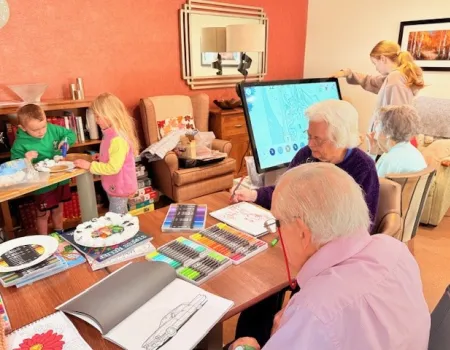 Arts and crafts with our local community 