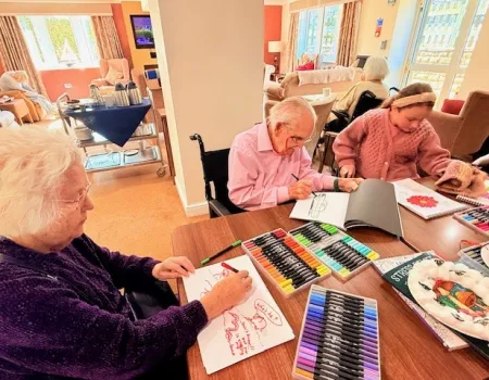 Arts and crafts with our local community 