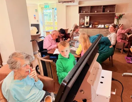 Arts and crafts with our local community 