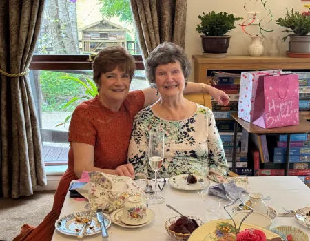Celebrating Shirley's Birthday