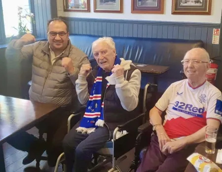 Rangers game day out  
