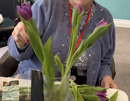 Flower arranging 