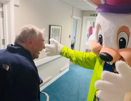 Welsh Coast Radio visits with Easter Bunny!