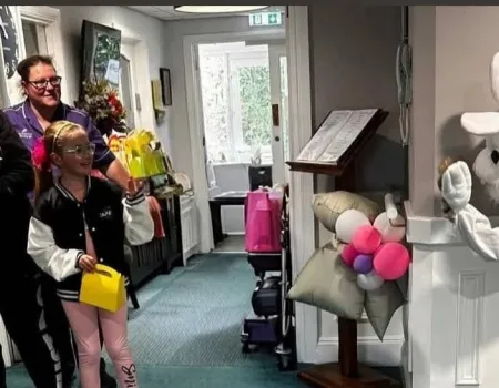 Easter bunny visit
