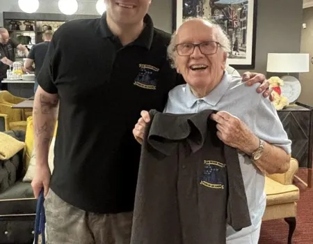 Veterans Visit At Iris Court