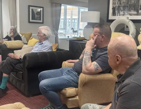 Veterans Visit At Iris Court