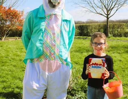 Easter Bunny visits White Lodge!