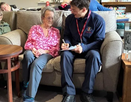 Fire fighters bring smiles 